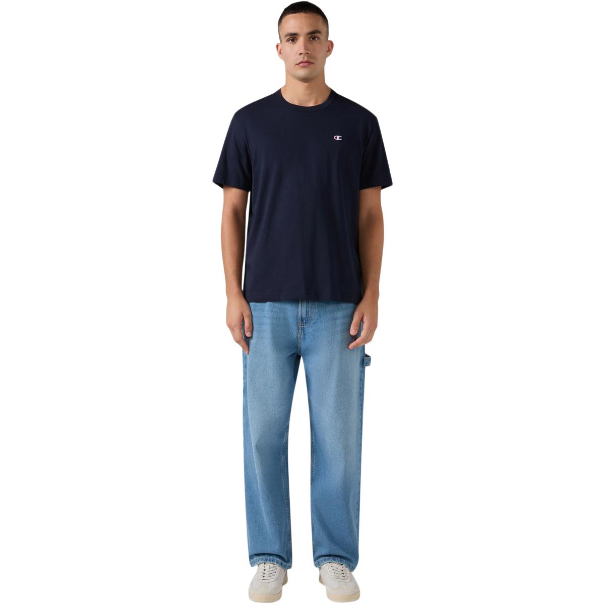 Champion Crewneck T-skjorte Herre Navy