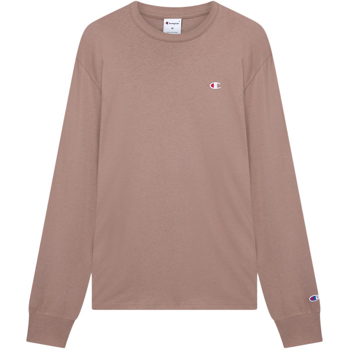 Champion Crewneck Langermet T-skjorte Herre Light Terracotta