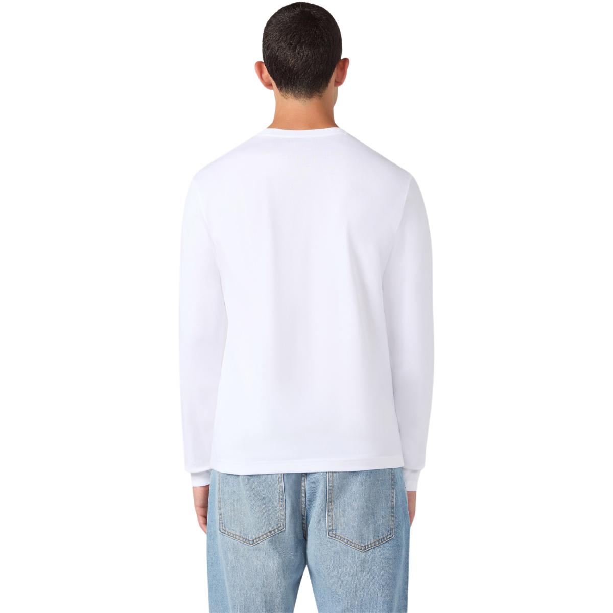 Champion Crewneck Langærmet T-shirt Herre White