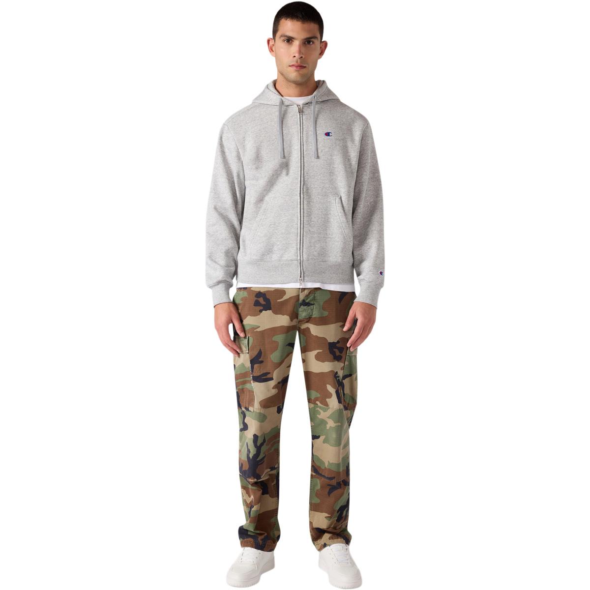 Champion Hooded Full Zip Hettegenser Grey