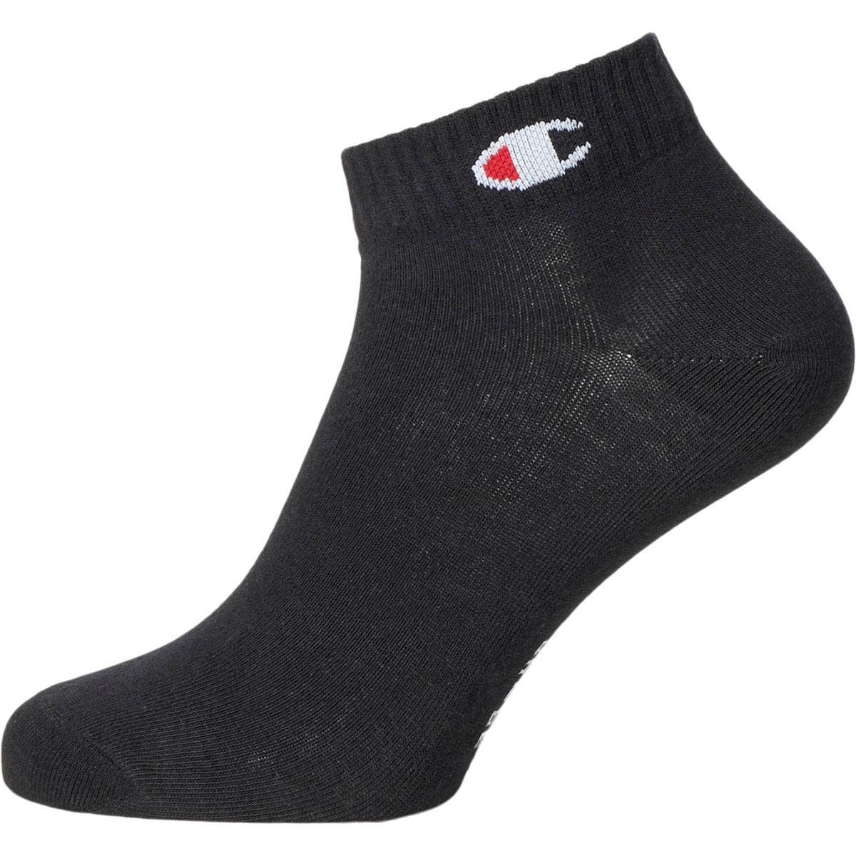 Champion 3-Pack Ankelstrømper Black Beauty