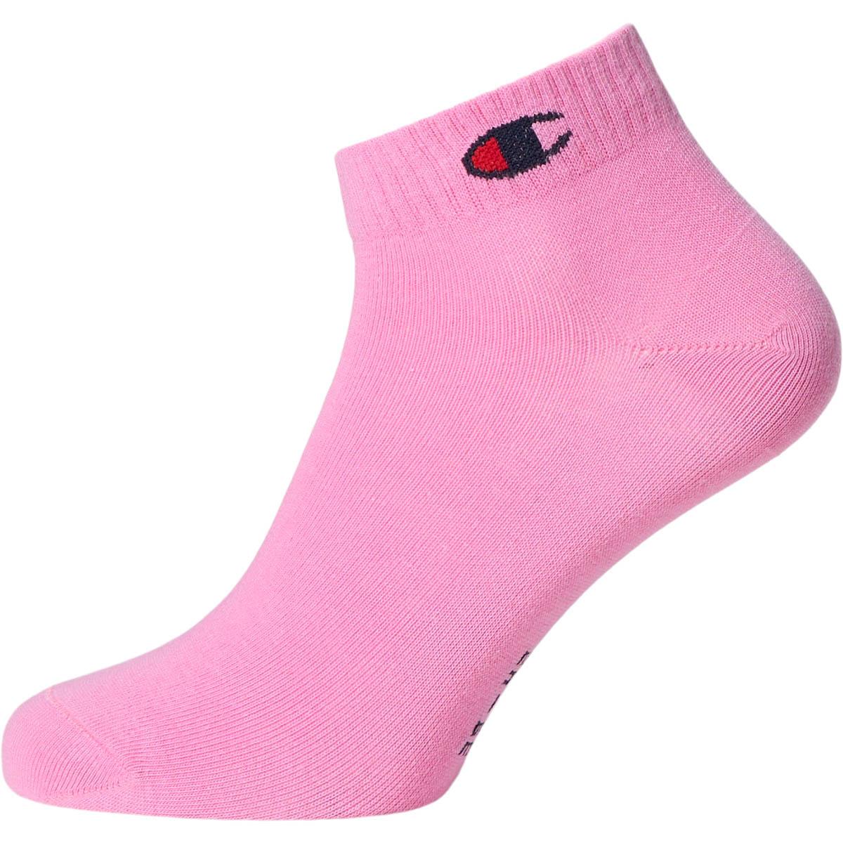 Champion 3-Pack Ankelstrømper Fuchsia Pink