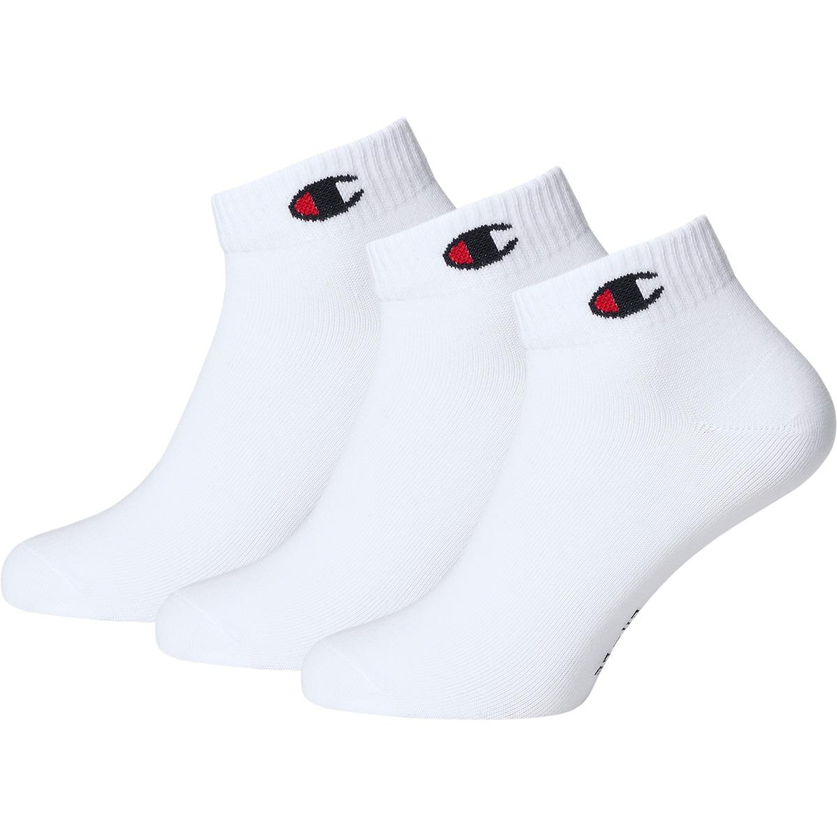 Champion 3-Pack Ankelstrømper White