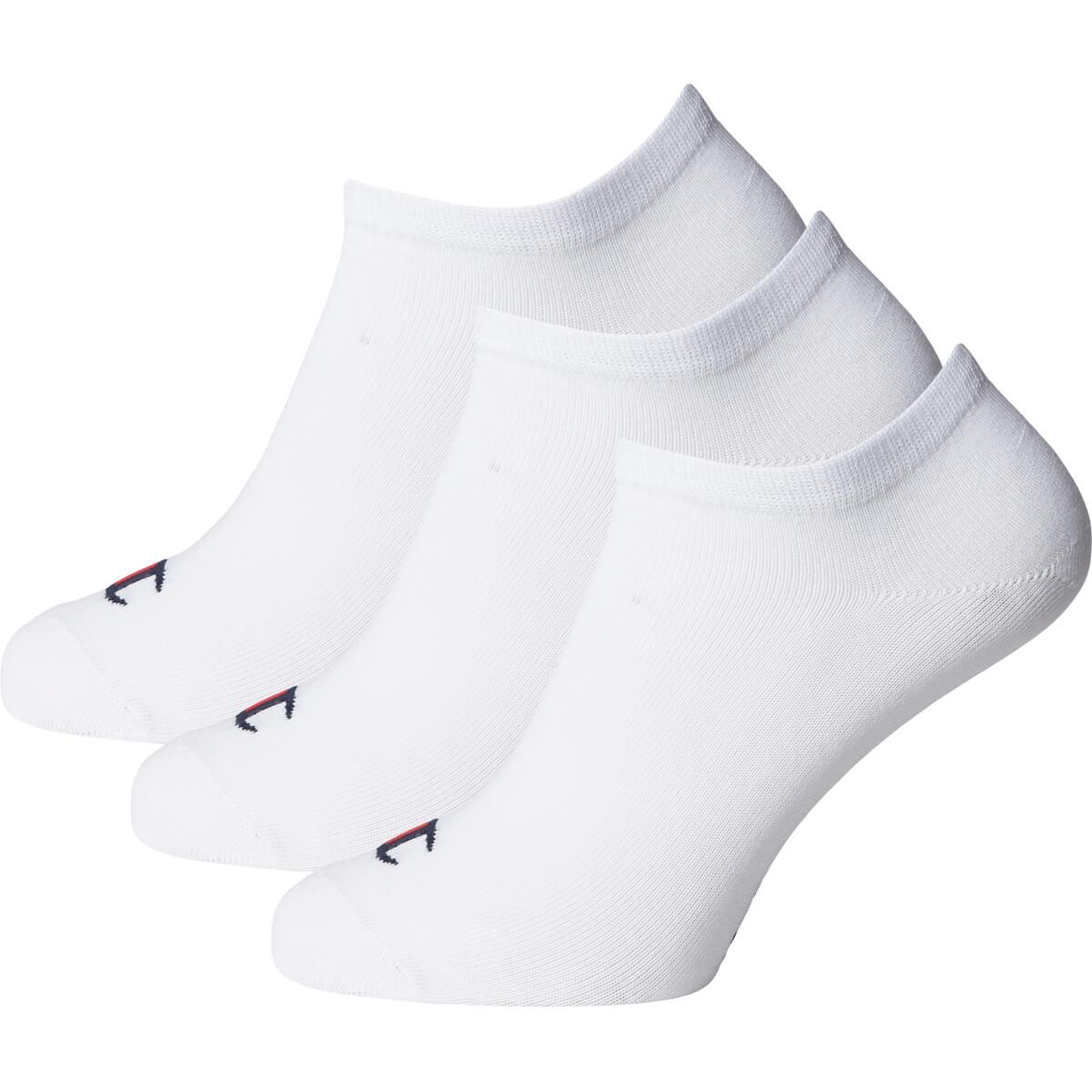 Champion 3-Pack Sneaker Footies White