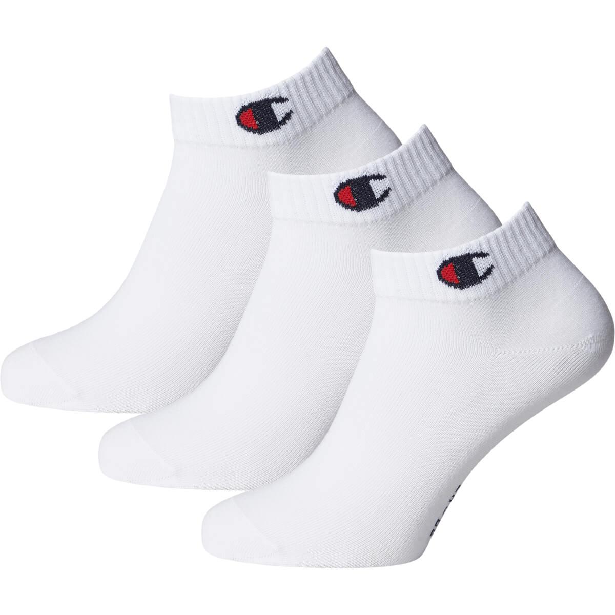Champion 3-Pack Ankelstrømper White
