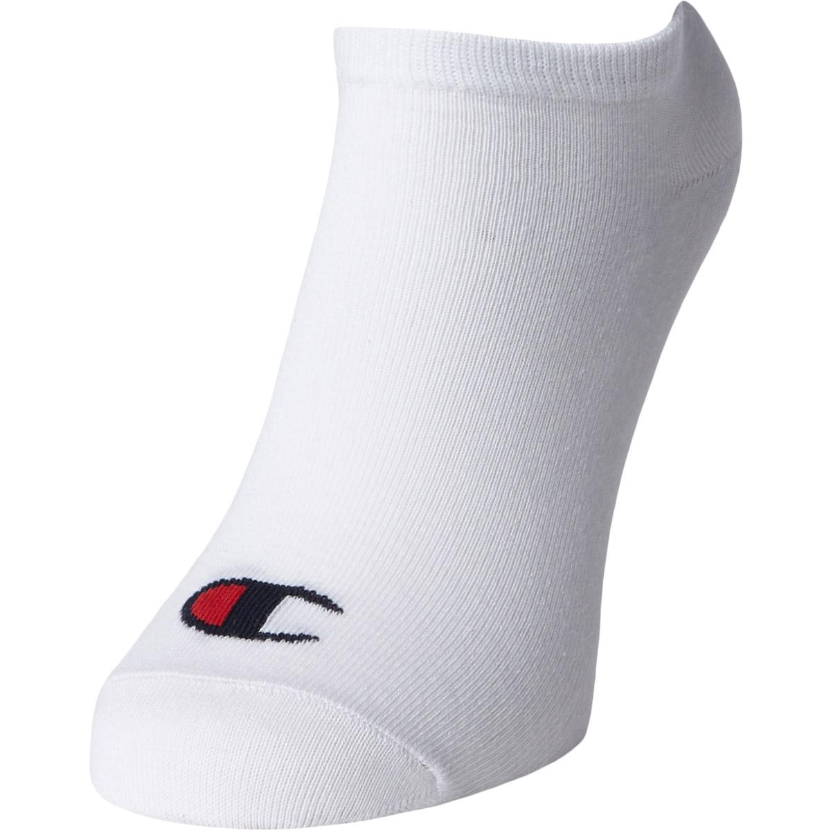 Champion 3-Pack Sneaker Footies White